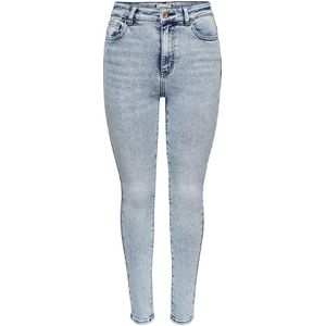 Only Mila Skinny Ankle High Waist Jeans Grijs 29 / 30 Vrouw