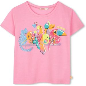Billieblush - U21058 - T-shirt - Roze - Korte Mouwen - Meisjes