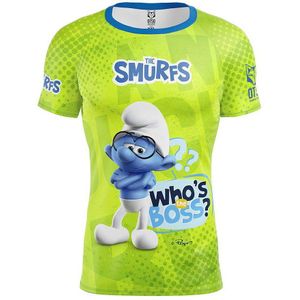 Otso Smurfs Boss Short Sleeve T-shirt Groen M Man