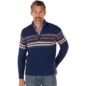 Nza New Zealand Ngunguru Half Zip Sweater Blauw L Man