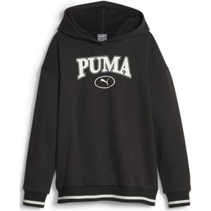 Puma Squad Fl Hoodie Zwart 7-8 Years Meisje