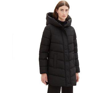 Tom Tailor 1038692 Winter Puffer Coat Zwart 2XL Vrouw