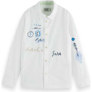 Scotch & Soda Place Atwork Overhemd Met Lange Mouwen