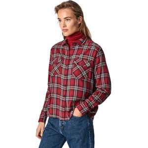 Pepe Jeans Oriana Long Sleeve Shirt Rood M Vrouw