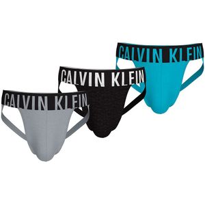 Calvin Klein - Heren Jockstraps - Zwart - Katoen en Elastaan - Pak van 3