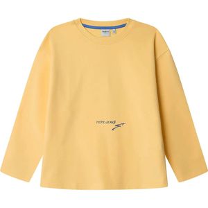 Pepe Jeansvoor jongens. PB5800001 Sweatshirt Falcon geel (10Años= 140cm), Casual, Katoen, kinderkleding