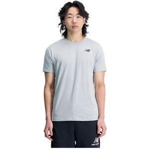 New Balance Tenacity Heathertech Short Sleeve T-shirt Grijs XL Man