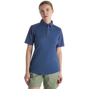 Icebreaker Merino Hike Short Sleeve Shirt Blauw XL Vrouw