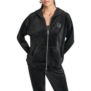 Dkny 2 Tone Rhinestone Lg Jas