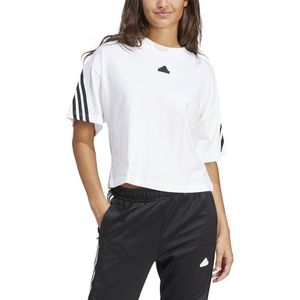 Adidas Future Icons 3 Stripes Short Sleeve T-shirt Wit XL Vrouw