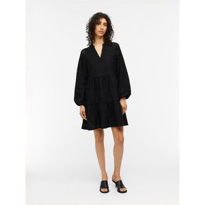 Object Feodora Gia Long Sleeve Dress Zwart M Vrouw