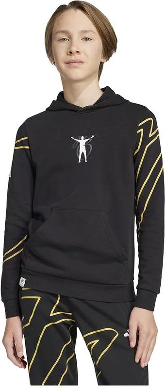 adidas - Jude Bellingham - Hoodie - Zwart Geel Wit - Katoen Gerecycled Polyester