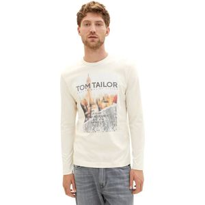Tom Tailor 1037812 Printed T-shirt Met Lange Mouwen