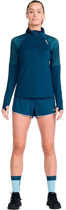 2xu Light Speed Half Rits Lange Mouw T-shirt