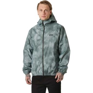 Helly Hansen - Core Graphic - Regenjas - Grijs - 2-laags Constructie - Volledig Getapet