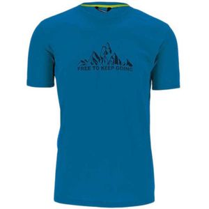 Karpos Loma Short Sleeve T-shirt Blauw L Man