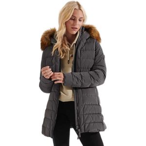 Superdry - Arctic Tall Puffer - Gewatteerde Jas - Zwart