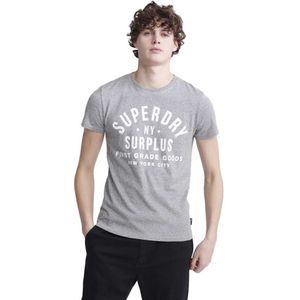 Superdry Surplus Goods Classic Graphic Short Sleeve T-shirt Grijs M Man