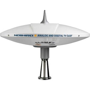 Glomex - Tv-/Fm-Antenne - Zwart - Met Versterkingsregeling