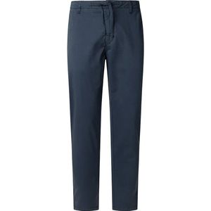 Pepe Jeans - PM2100017 - Chino Broek - Marineblauw - Tapered Fit - Katoen