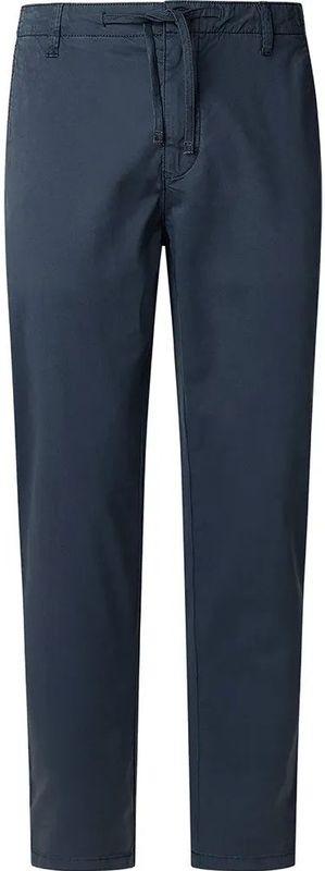 Pepe Jeans - PM2100017 - Chino Broek - Marineblauw - Tapered Fit - Katoen