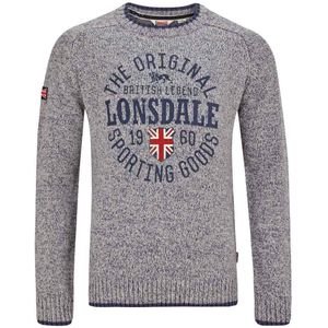 Lonsdale Borden Sweater Grijs XL Man