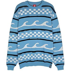 Santa Cruz Crew Check Wave Knit Trui