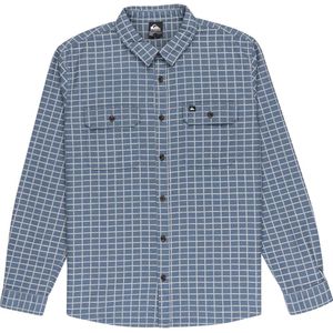 Quiksilver - Salt Lake Waffle - Overhemd - China Blue - Lange Mouwen