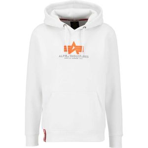 Alpha Industries Basic Rubber Hoodie Wit XS Man