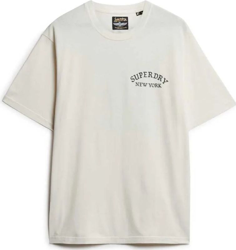 Superdry - T-shirt - Ruime Pasvorm - Tattoo-print op de Rug