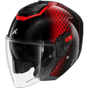 SHARK - RS Jet Stride - Motorhelm - Zwart - Thermoplastische Hars