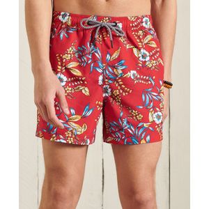 Superdry Super 5s Beach Volley Swimming Shorts Rood M Man