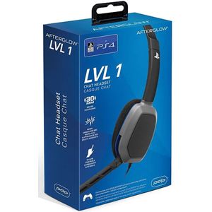 Pdp - Afterglow LVL 1 - Gamingheadset - Zwart - 40mm Audiodrivers