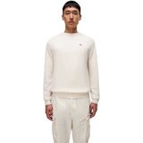 Napapijri - Witte Wol Heren Trui - Lange Mouwen - Ronde Hals