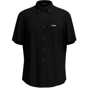 BOSS - Regular Fit Overhemd - Katoen - Kreukvrij - Geborduurd Logo
