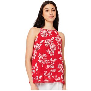 Superdry Vintage Beach Sleeveless T-shirt Rood S Vrouw
