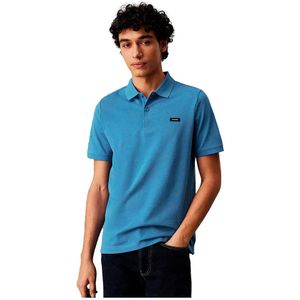 Calvin Klein Stretch Pique Slim Button Korte Mouw Poloshirt