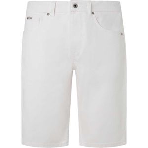 Pepe Jeans Relaxed Fit Denim Shorts Wit 34 Man