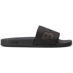 Hugo Boss - Aryeh - Slipper - Zwart - Leer