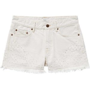 Pepe Jeans Mable Lazer Denim Shorts Wit 26 Vrouw