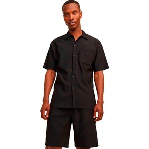 Jack & Jones Mykonos Plisse Overhemd Met Korte Mouwen