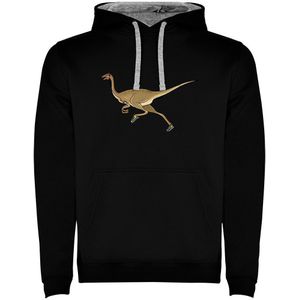 Kruskis Dino Run Two-colour Hoodie Zwart 2XL Man