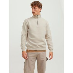 Jack & Jones Bradley Half Zip Sweater Beige XL Man