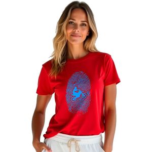 Kruskis Off Road Fingerprint T-shirt Met Korte Mouwen
