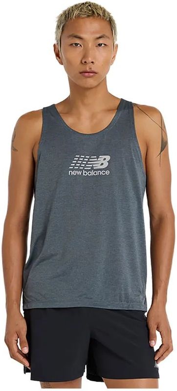 New Balance Athletics Reflective Graphic Mouwloos T-shirt