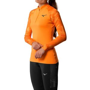 Mizuno - VIRT G5 - Damestrui - Met Lange Mouwen en 1/4 Rits