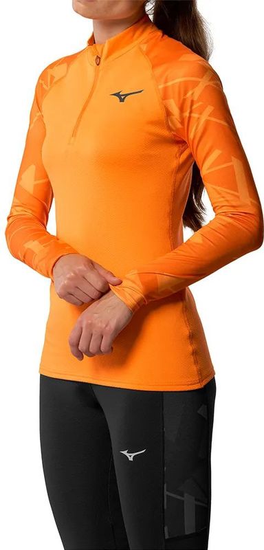 Mizuno - VIRT G5 - Damestrui - Met Lange Mouwen en 1/4 Rits