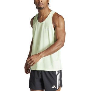 Adidas Own The Run Base Sleeveless T-shirt Groen L / Regular Man