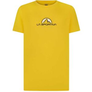 La Sportiva Brand Short Sleeve T-shirt Geel M Man