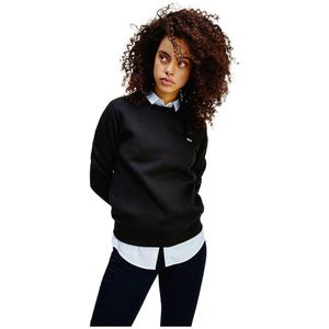 Tommy Jeans Regular Fleece Sweatshirt Zwart S Vrouw